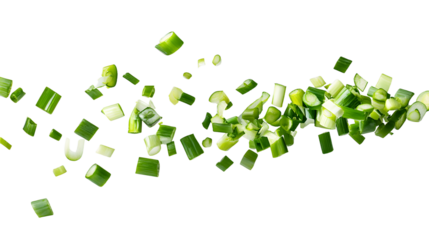 An arrangement of floating transparent green cubes in an abstract minimalist geometric design creating a dynamic and visually interesting composition