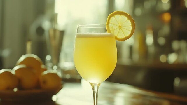 limoncello bellini with italian limoncello and prosecco video