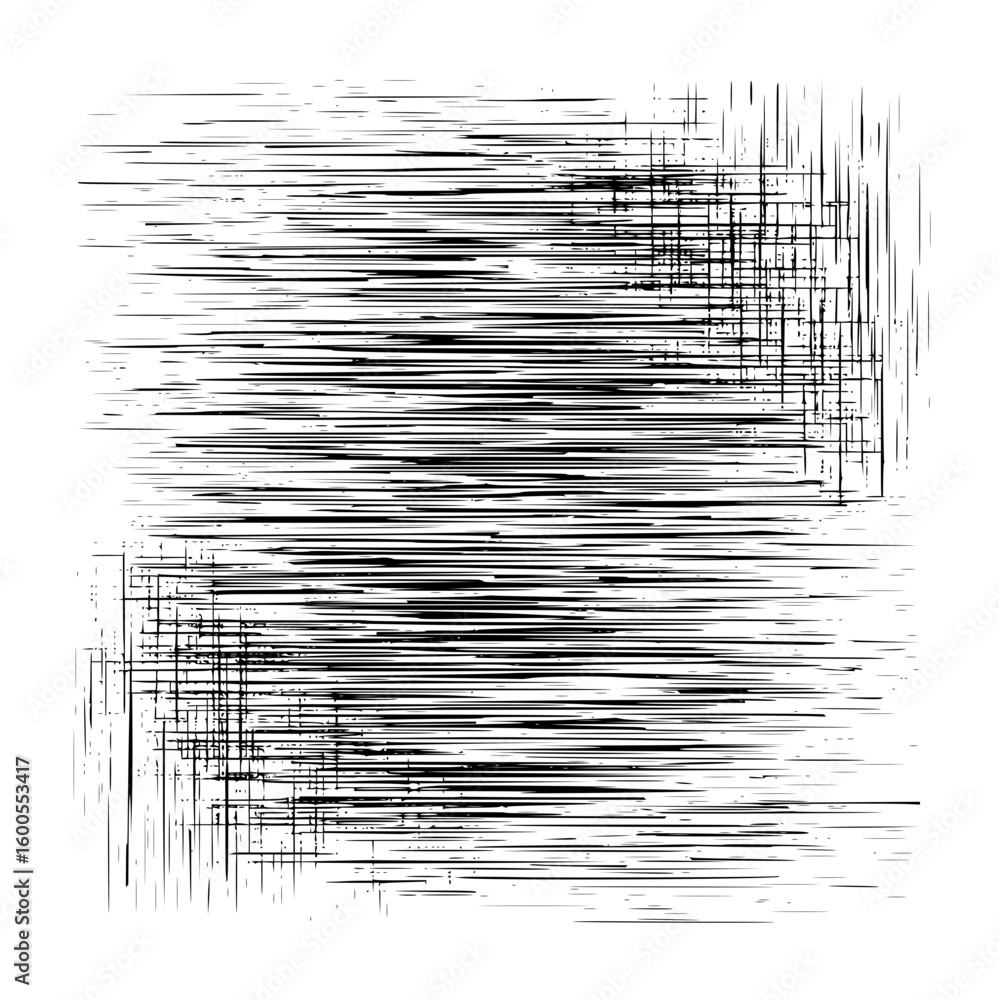 Poster abstract background with horizontal black lines and vertical lines at the edges creating a grunge ef