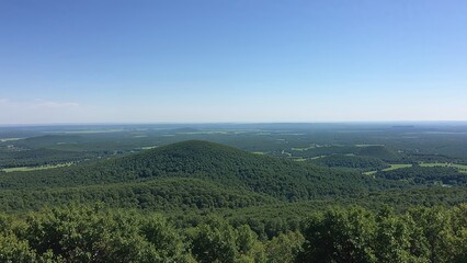 Obraz premium Stunning scenery seen from a mountain peak