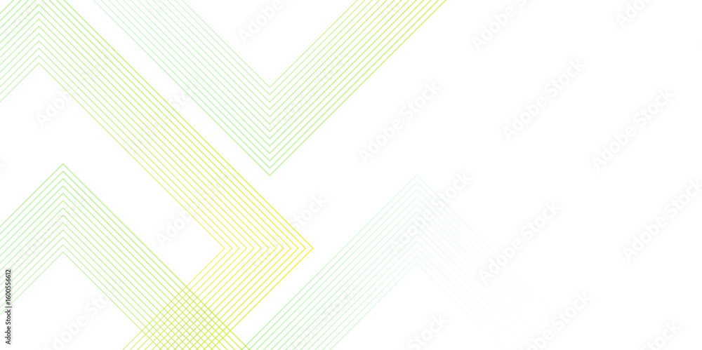 Poster vector digital art diagonal striped arrow stylish seamless pattern green gradient background. modern