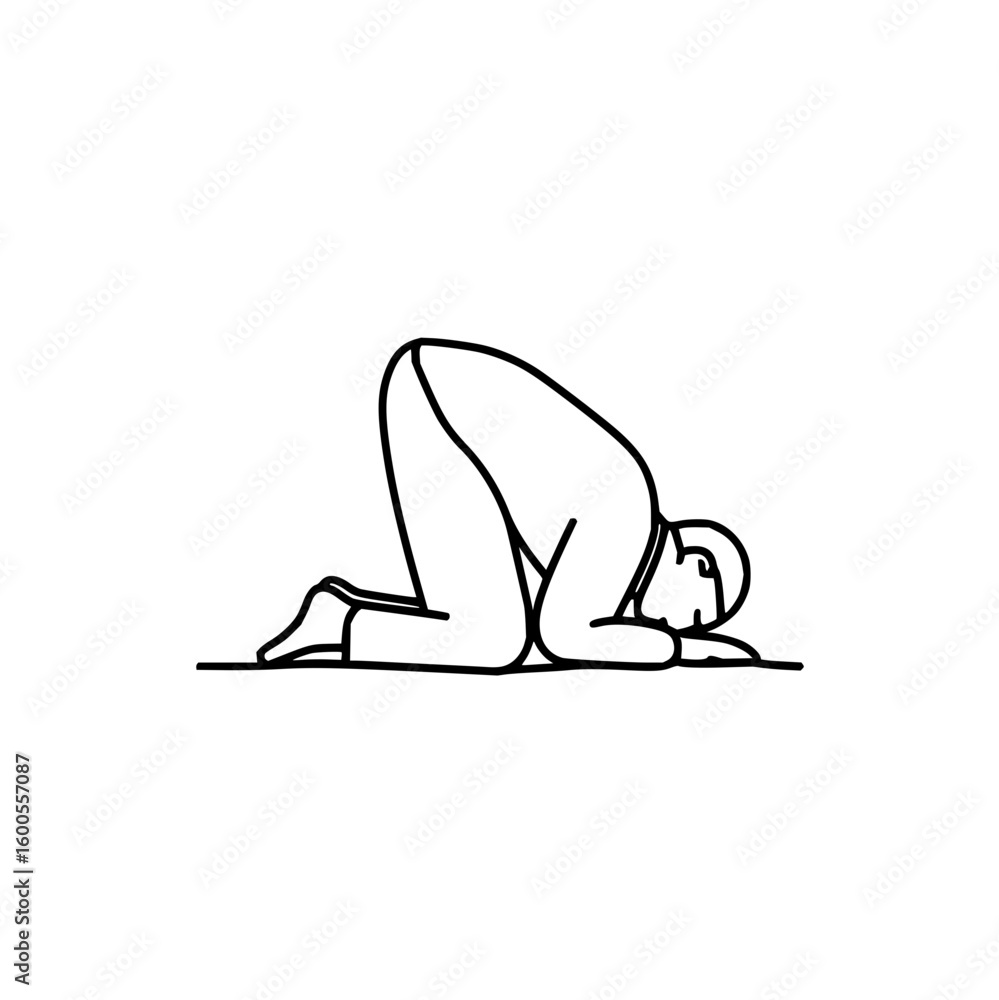 Poster line drawing of a person running through a puddle on a crosswalk with a white background shown here