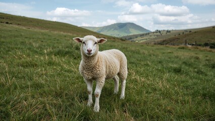 Obraz premium Animals roaming freely on upland grasslands