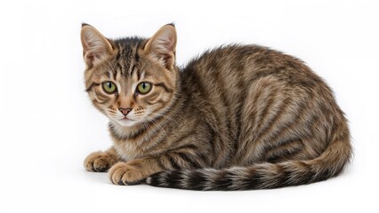 Obraz premium Young tabby feline from Scotland
