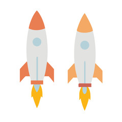 Rocket icon, rocket sign space rocket vector illustration vector