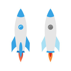 Rocket icon, rocket sign space rocket vector illustration vector