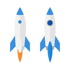 Rocket icon, rocket sign space rocket vector illustration vector