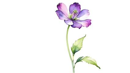 Vibrant Purple Flower Blossom