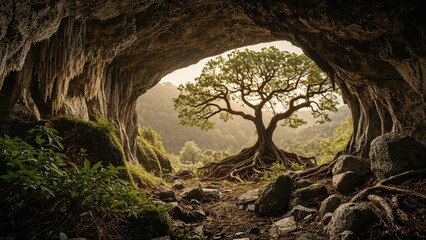 Obraz premium Dripstone Feature