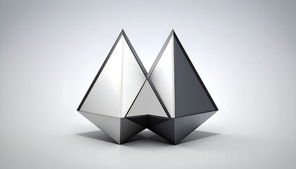 Abstract geometric shapes, modern design