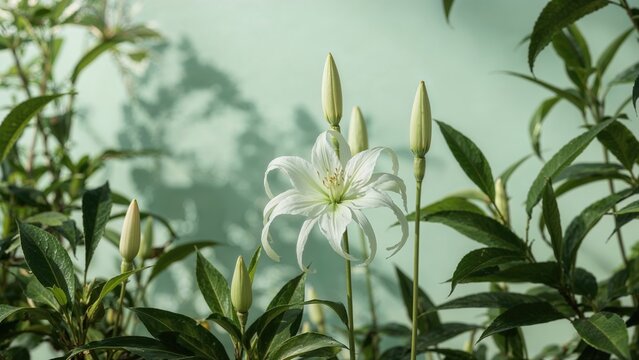 Flower resembling a spider
