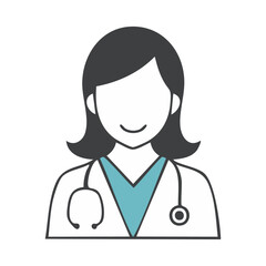 Fototapeta premium young female doctor