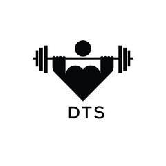 Classic Shield Logo with Stars and DTS Letters – Premium Badge or Security Brand Identity. DTS Letter Logo.
