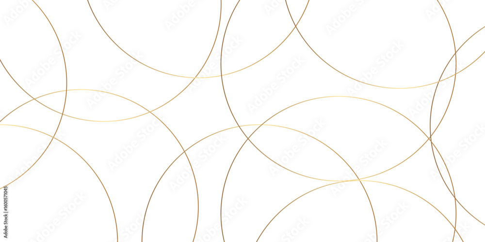 Poster abstract background golden circle stock line background. abstract artistic of geometric background g