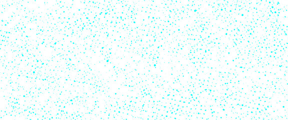 Vector blue scattered black spray spots white background