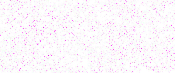 Vector pink scattered black spray spots white background