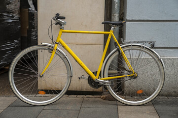 22-07-2025 Aarhus, Denmark - The bicycle city in Jutland with all kinds of bicycles in all colors