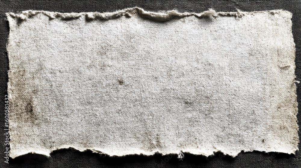 Poster torn white paper edge texture on blank background abstract design element torn