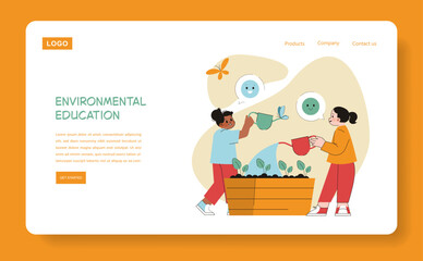 Preschool Education. Flat Vector Illustration