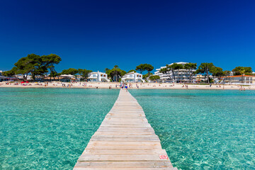 Fototapeta premium Playa de Muro, Mallorca, Balearic Islands, Spain