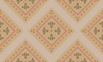 seamless featuring diamond shapes and motifs in warm earth tones