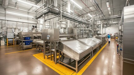 Modern food processing plant