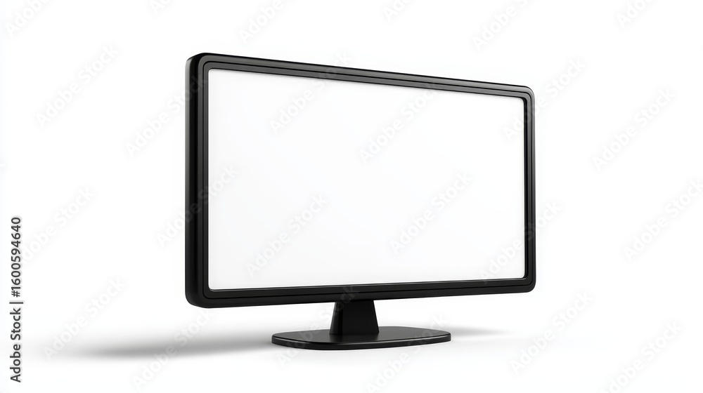 Poster blank computer monitor screen versatile template for design websites and presentations