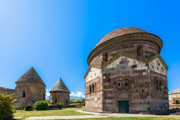 Tombs are mausoleums. The three tombs located in Erzurum province of Türkiye are one of the best...