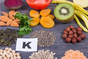 Various ingredients as source natural minerals, potassium, vitamin K and fiber. Healthy eating