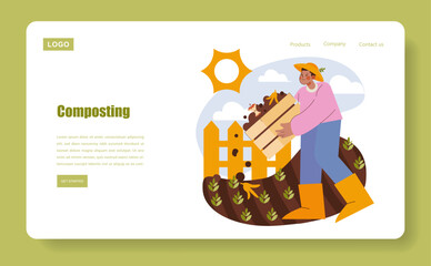 Horticulture. Flat Vector Illustration