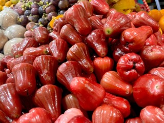 Tropical fruit red water guava