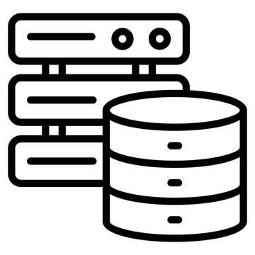 Database  Icon Element For Design