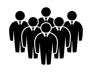 Symbol, ikona ludzi. Plik wektorowy. © robert6666