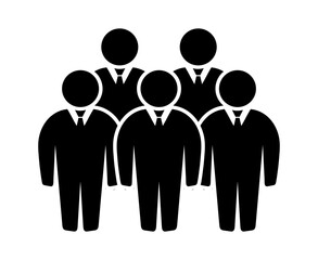 Symbol, ikona ludzi. Plik wektorowy.