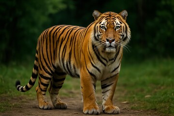 Naklejka premium tiger in the jungle