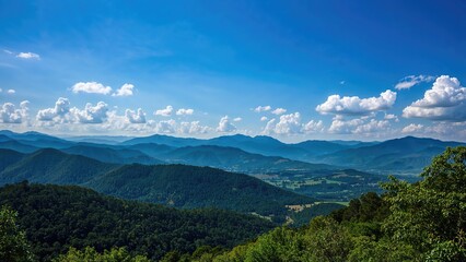 Serene Mountain Range Landscape