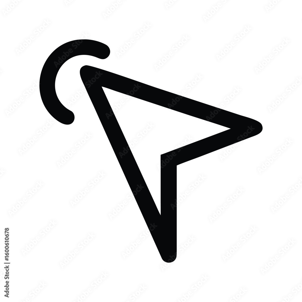 Poster cursor icon: black arrow with selection indicator