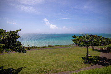 The scenery of Cape Chinen in Nancheng City, Okinawa Prefecture, Japan