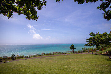 The scenery of Cape Chinen in Nancheng City, Okinawa Prefecture, Japan