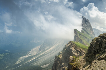 Iconic Seceda Ridge in the Heart of the Dolomites