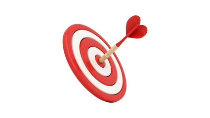 target with arrow,3D Dartboard Hit Red Dart Strikes Bullseye with Precision