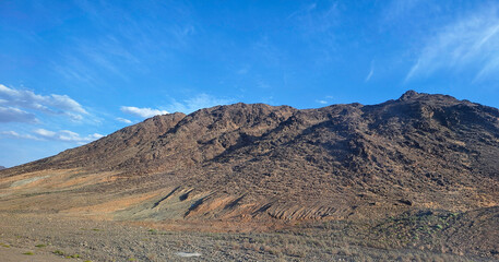 Mountain view from Madinah highway