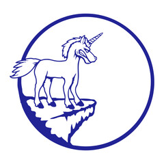 Unicorn Cliff Moon Mountain Evil Angry Bad Mood