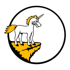 Unicorn Cliff Moon Mountain Evil Angry Bad Mood
