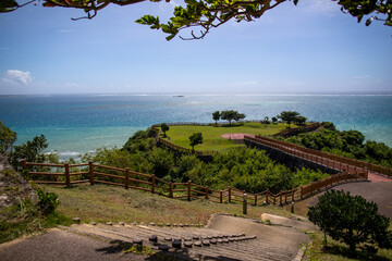 The scenery of Cape Chinen in Nancheng City, Okinawa Prefecture, Japan