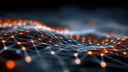 Visual of SEO and affiliate network paths combined into a marketing mesh across glowing tech grid
