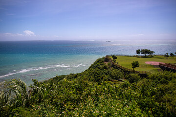 The scenery of Cape Chinen in Nancheng City, Okinawa Prefecture, Japan