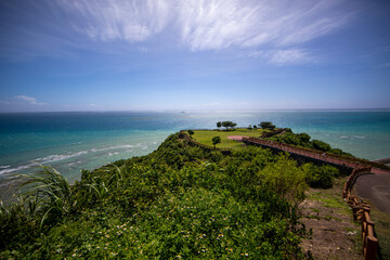 The scenery of Cape Chinen in Nancheng City, Okinawa Prefecture, Japan