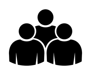 Symbol, ikona ludzi. Plik wektorowy. © robert6666