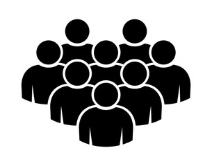 Symbol, ikona ludzi. Plik wektorowy. © robert6666